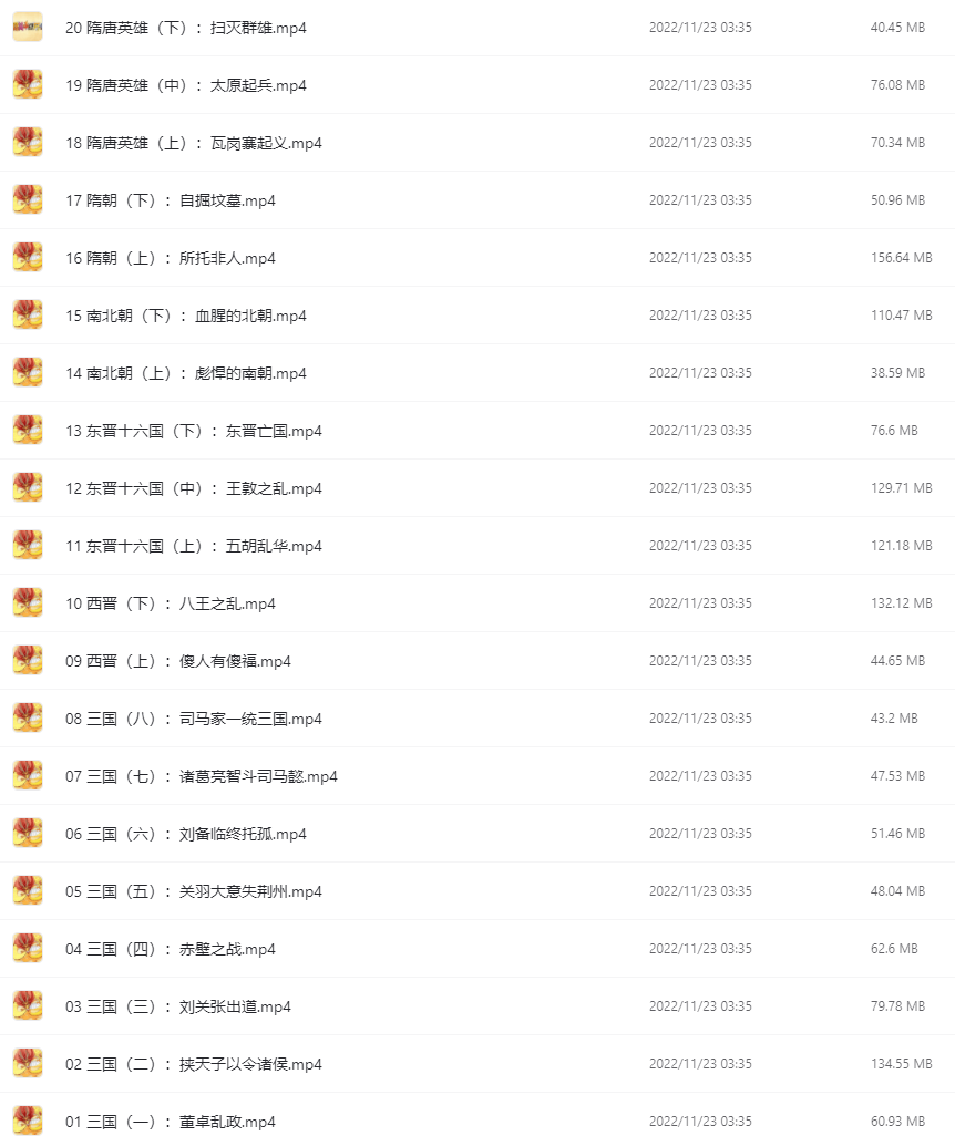 爆笑中國歷史1-4全集網(wǎng)盤下載 歷史不用背 看完自然會！
